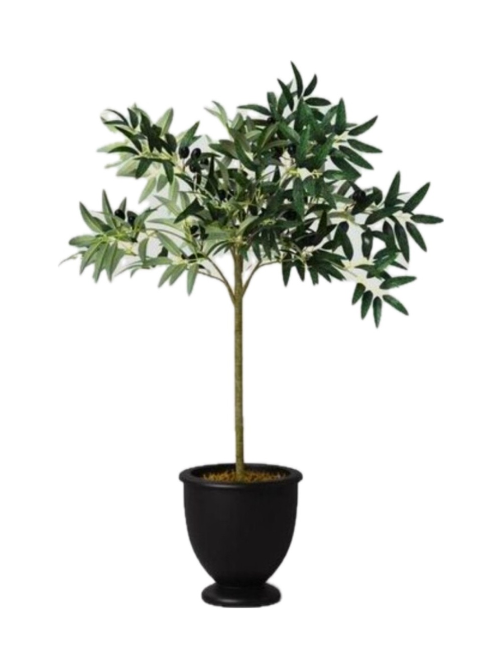 30" Artificle Olive Tree Concrete Planter
